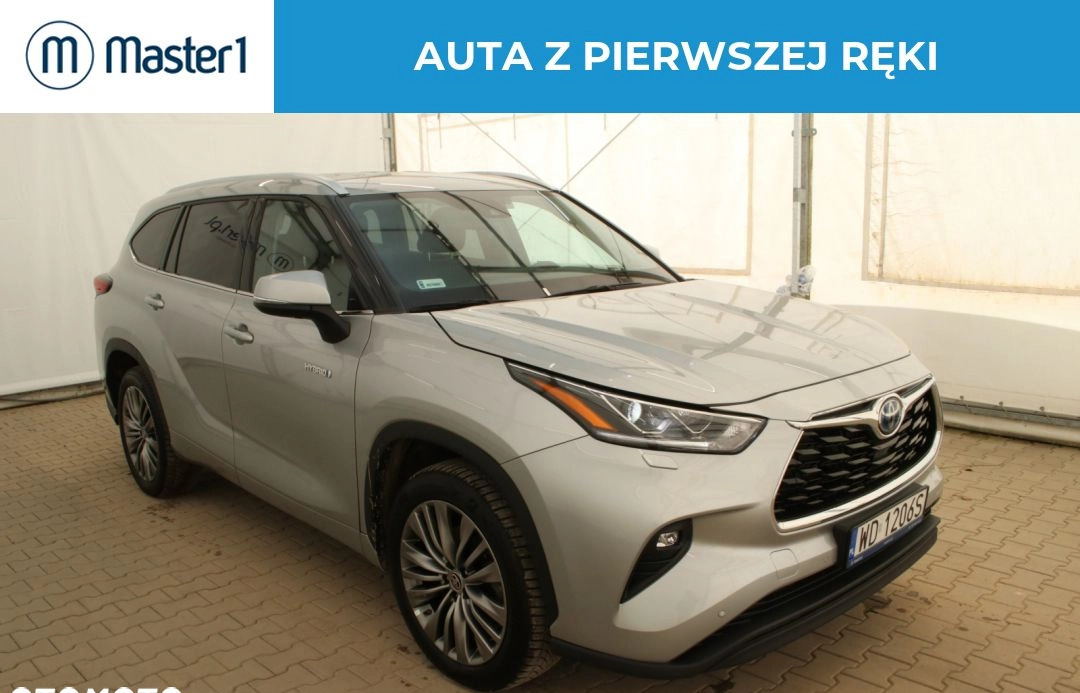 Toyota Highlander cena 208850 przebieg: 30409, rok produkcji 2021 z Rydzyna małe 191
